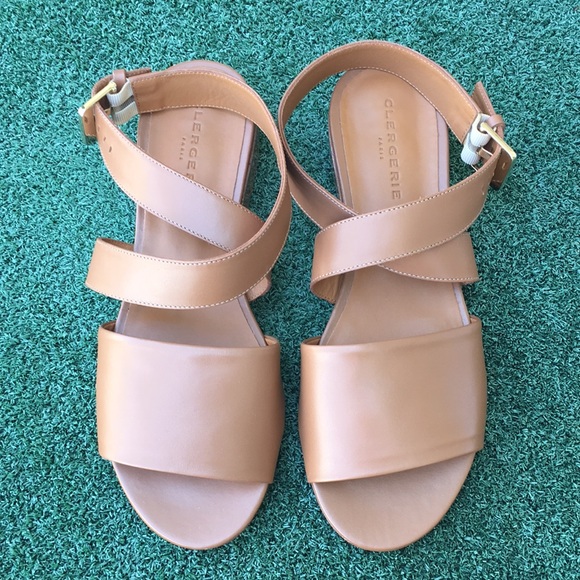 NWT Robert Clergerie Final Sandals Leather Brown 39